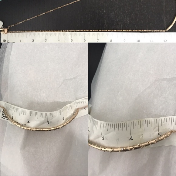 NWT Kendra Scott Amber Rose Gold Choker Necklace - Picture 5 of 6